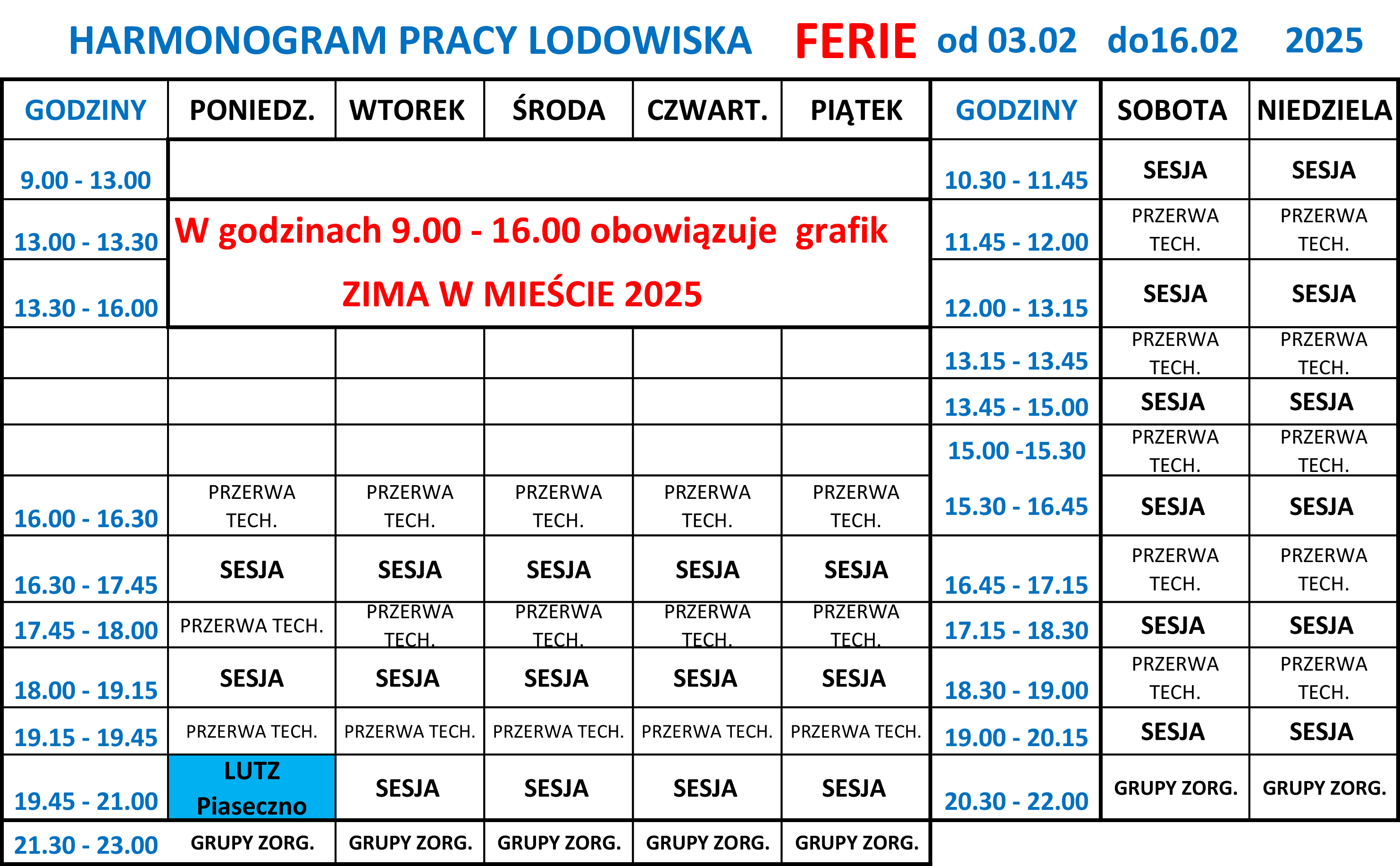 Pias harmonogram 2024-25